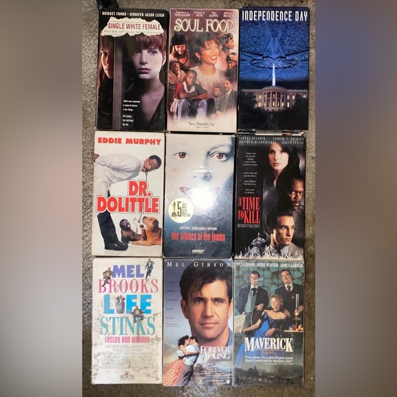 Vhs lot untested used .top gun is sealed new - Picture 2 of 6